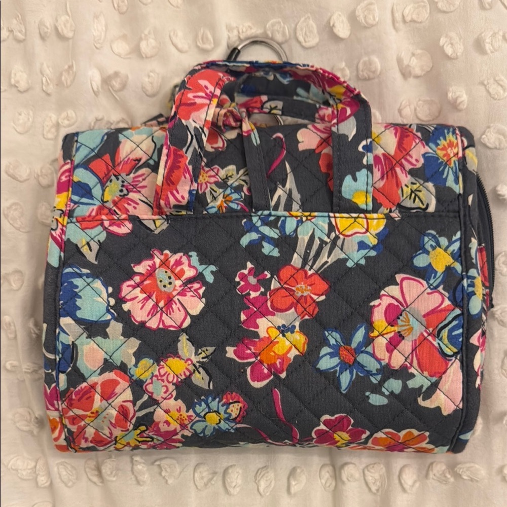 Vera Bradley quilted toiletry bag